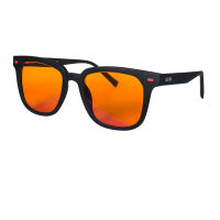 SHINU Good Sleep Blue Light Blocking Glasses Men Red Lenses for Better Sleep Orange Yellow for Long Time Working with Bluelight