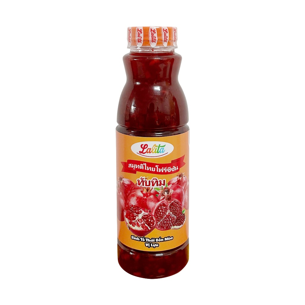 Sinh tố Lalita chai 1kg - LỰU