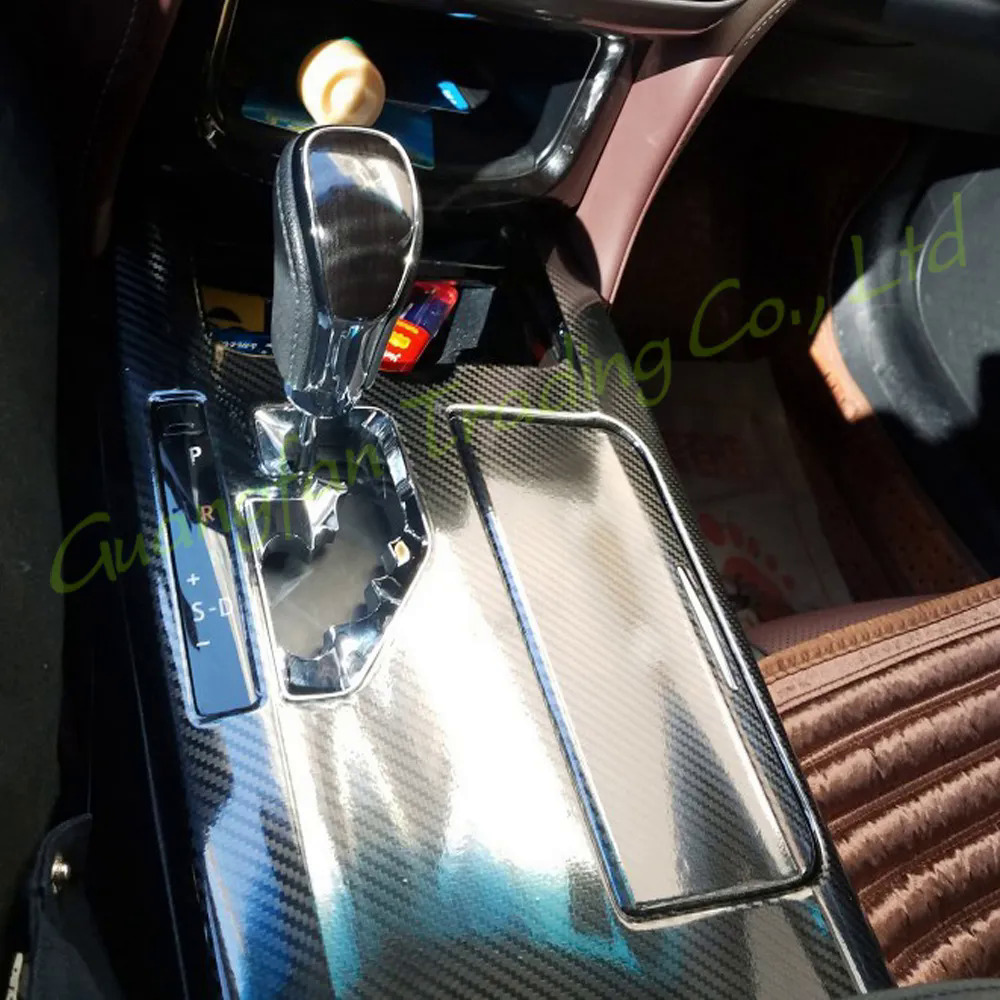 2023car-styling 3D5D sợi carbon xe nội thất trung tâm giao diện điều khiển màu sắc thay đổi khuôn Sticker đề can cho TOYOTA vương miện 2014-2020