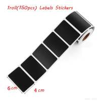 YNXZK 150pcs/roll Waterproof Chalkboard Jam Jar Marker Pen Blackboard Label Bottle Tags Labels Stickers