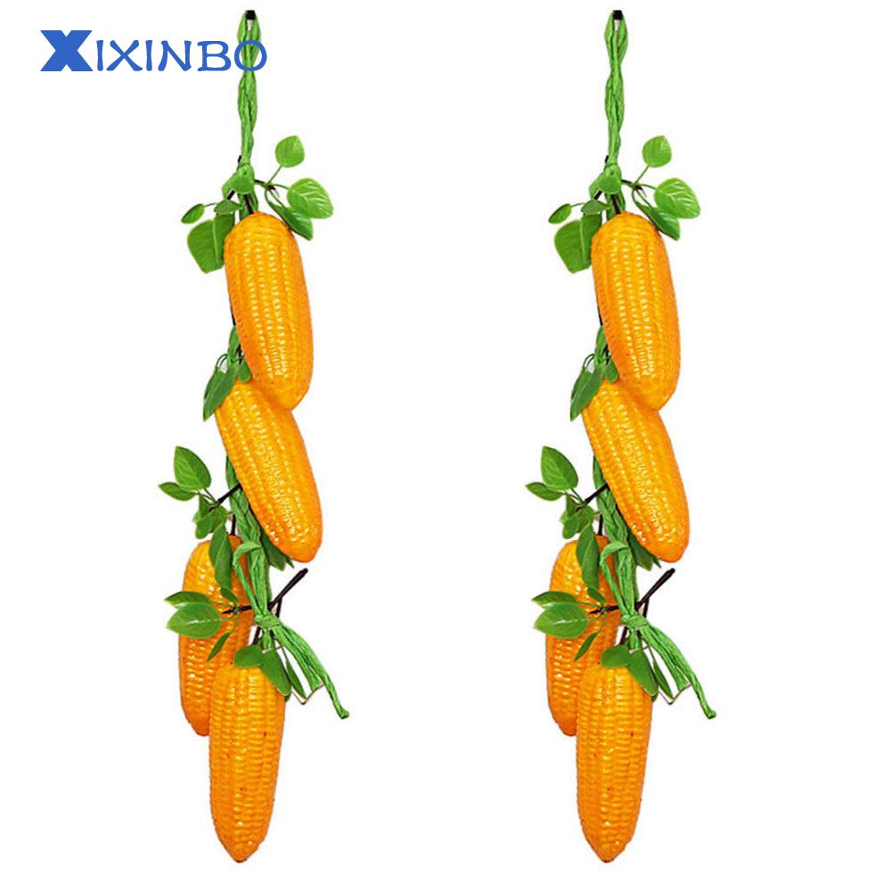 2pcs Strings Artificial Corn Stem Fake Plants For Photography Props Home Decors ราคา 169 บาท*ส่งฟรี