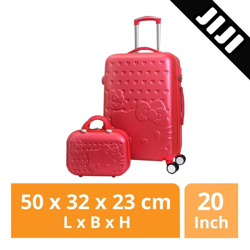 JIJI Hello Kitty Luggage 20/24inch with Suitcase - Travel Bags / Refined / Traveling (SG)