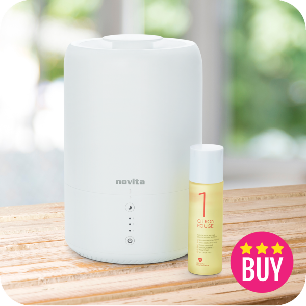 novita Humidifier NH810 with 1 bottle of Air Purifying Solution Concentrate Singapore