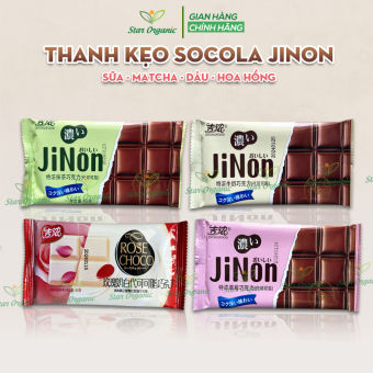 Kẹo Socola JiNon Vị Matcha, Hoa Hồng, Sữa, Dâu