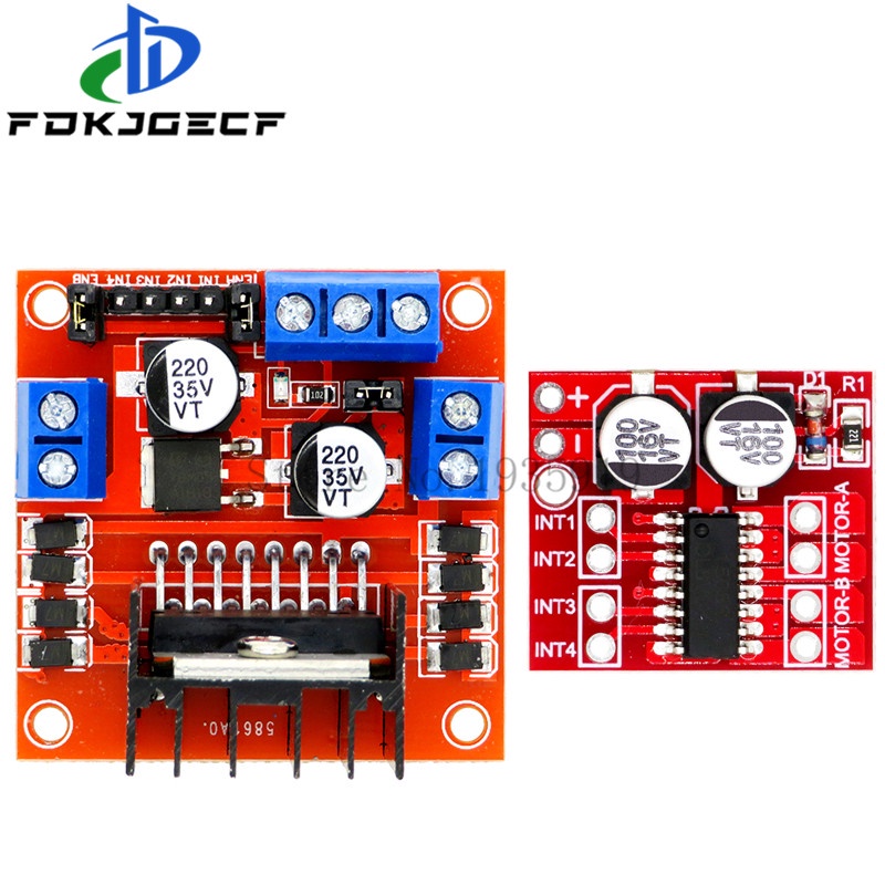 Mini L298N Bảng điều khiển mô-đun L298N động cơ nhảy cấp thông minh xe robot Breadboard Peltier công suất cao điều khiển động cơ dành cho điện một chiều cho Arduino mạch tích hợp