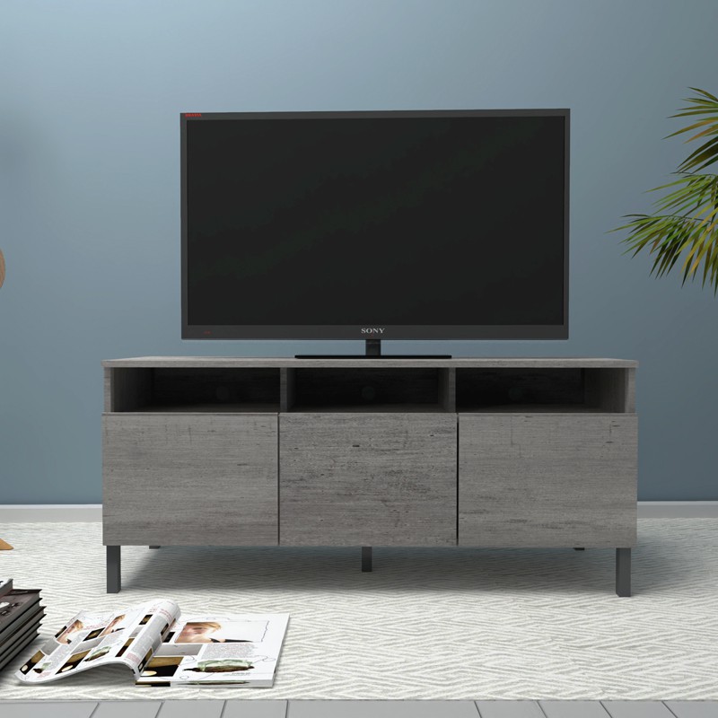 Inhome Furniture ชั้นวางทีวี 50 นิ้ว W120xD40xH56 รุ่น TV-1233-CE ตู้วางทีวี ตู้ทีวี TV Stand TV Cabinet ราคา 2,290 บาท*ส่งฟรี