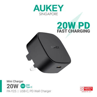 Aukey PA-Y25 20W Power Delivery Fast Wall Charger