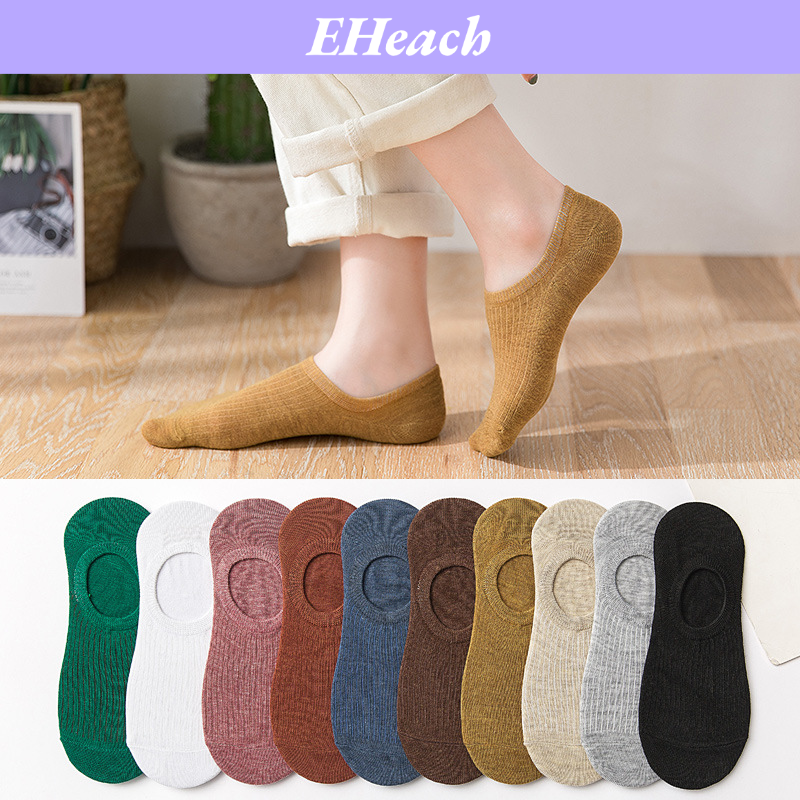 EHeach Socks-Women's Invisible Socks Sweat-Absorbent Design Comfortable and Breathable ราคา 13 บาท*ส่งฟรี