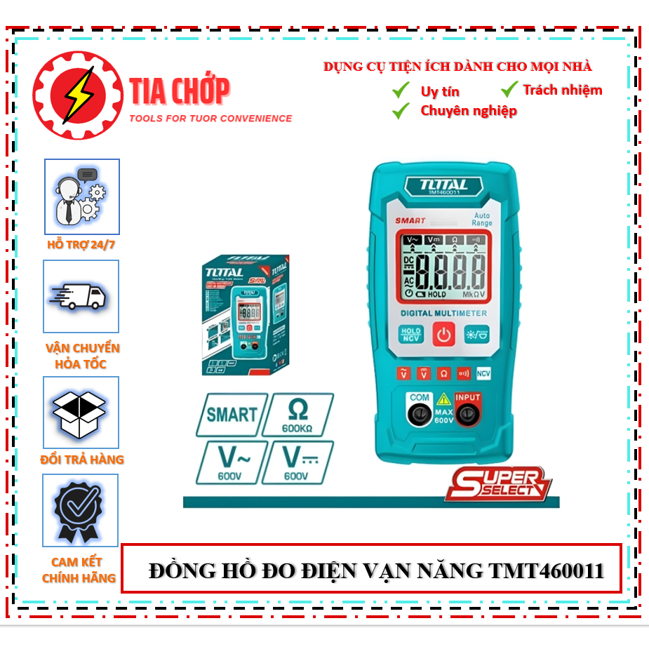 Mã sản phẩm tmt460011--đồng hồ đo điện vạn năng---- mã sản phẩm tmt460011