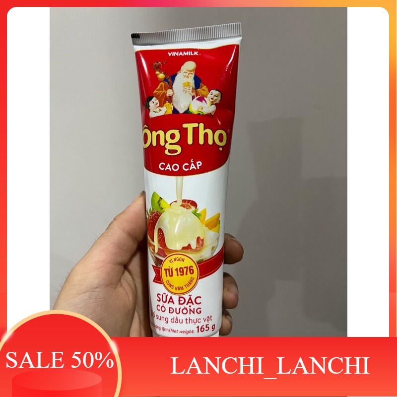 Sữa Đặc Ông Thọ Tuýp Dâu/ Sô Cô La/ Truyền Thống 165g - Shop Thái Hà