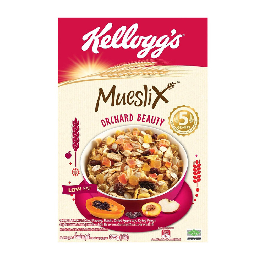 [Co.op Online] - Bánh ăn sáng Kellogg’s Mueslix Orchad Beauty hộp giấy 355g