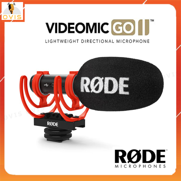 Rode Videomic Go II - Micro Shotgun Cho Máy Ảnh, DSLR, Thu Âm Kỹ Thuật Số Cho Smartphone, PC, Laptop