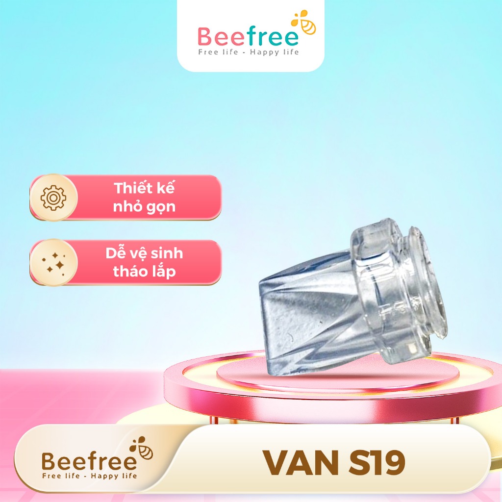Van Mỏ Vịt S19 - Phụ Kiện Máy Hút Sữa Beefree (Bản Update) Thiết Kế Nhỏ Gọn Dễ Dàng Tháo Lắp Vệ Sinh | Chính hãng