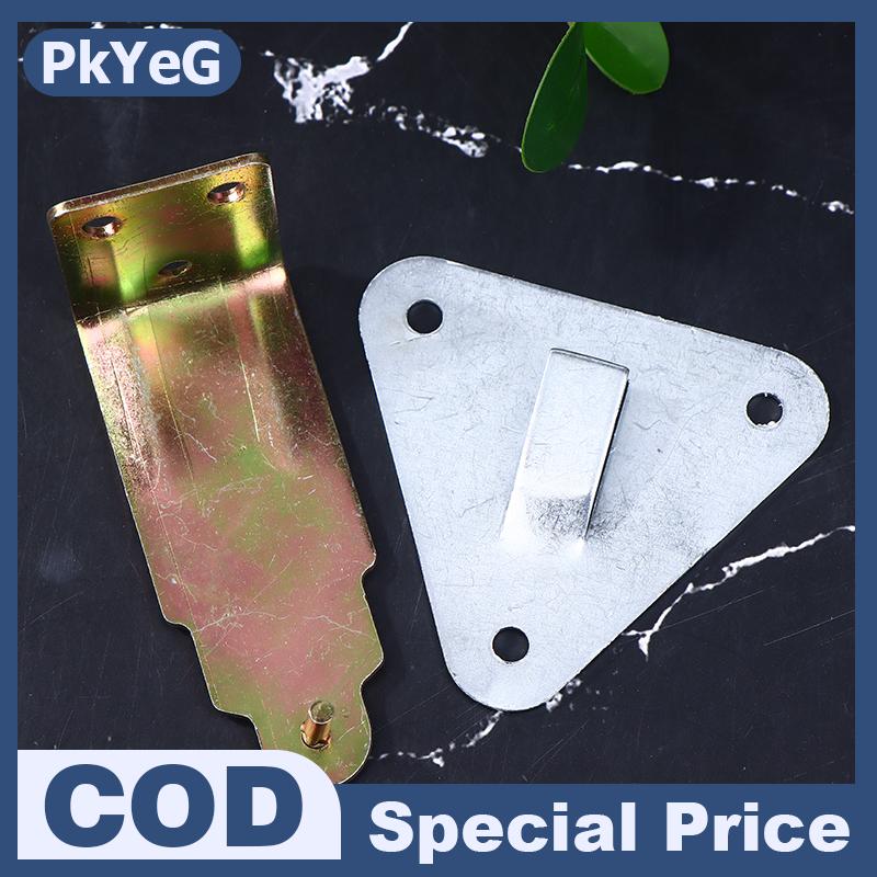 PkYeG 5 10pcs tường Chân đế Hanger cháy khung an toàn Wall Mount chống cháy Bracket Home tường Móc Treo Chân đế gắn móc áo