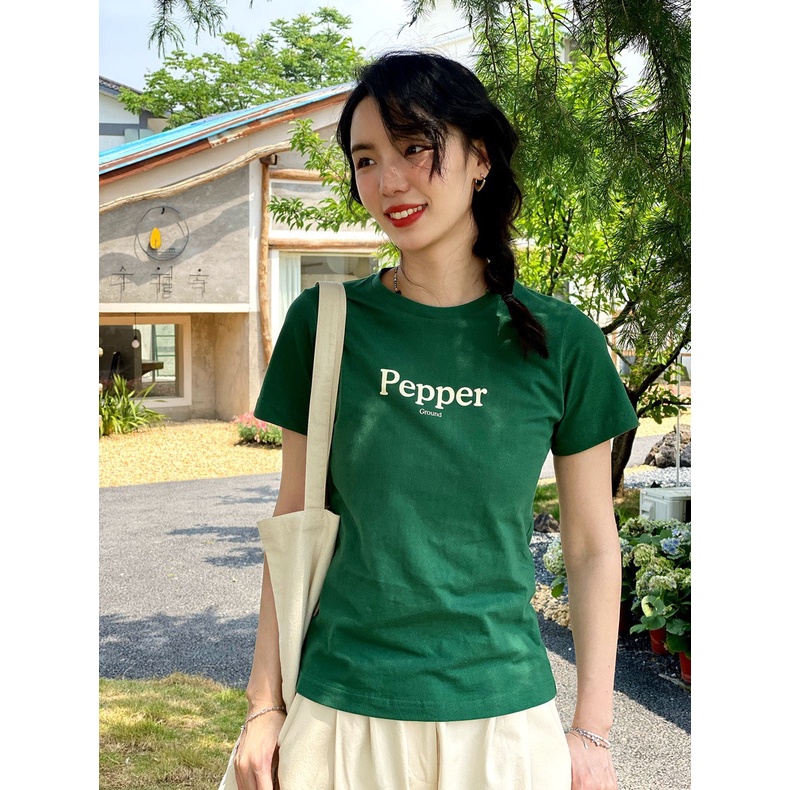 Áo thun baby tee 4 màu basic 2023 đẹp dễ thương bb230306