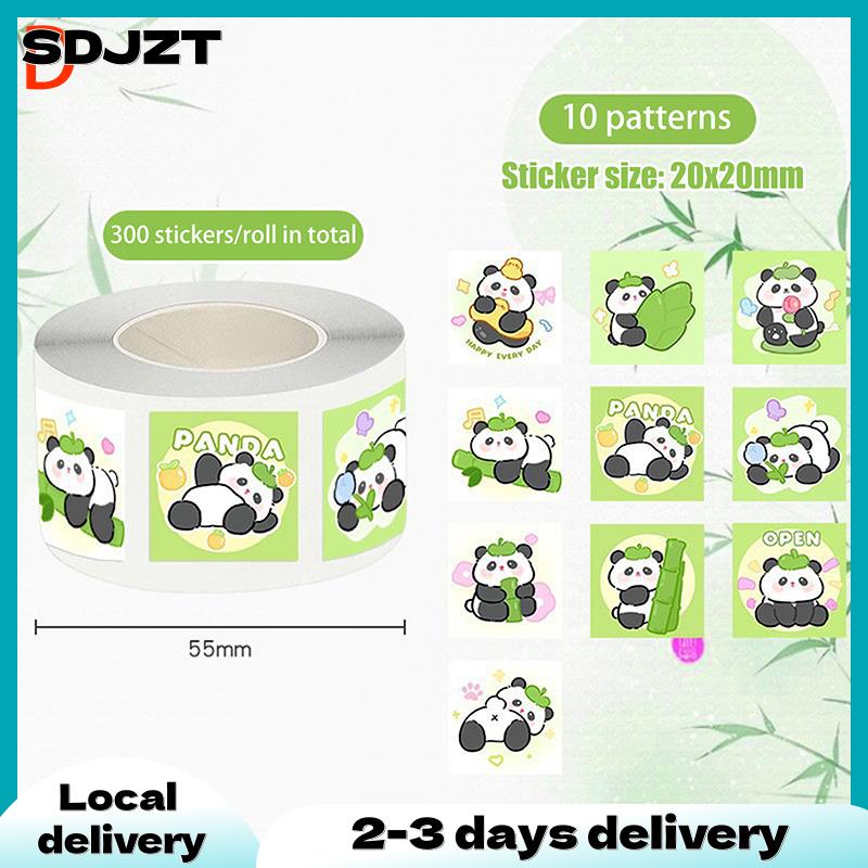 SDJZT 300pcs CuộN capybara Sticker dễ thương không thấm nước graffiti thẩm mỹ trang trí hành lý máy tính xách tay cup điện thoại nhật ký cuốn sách trẻ em dán đồ chơi