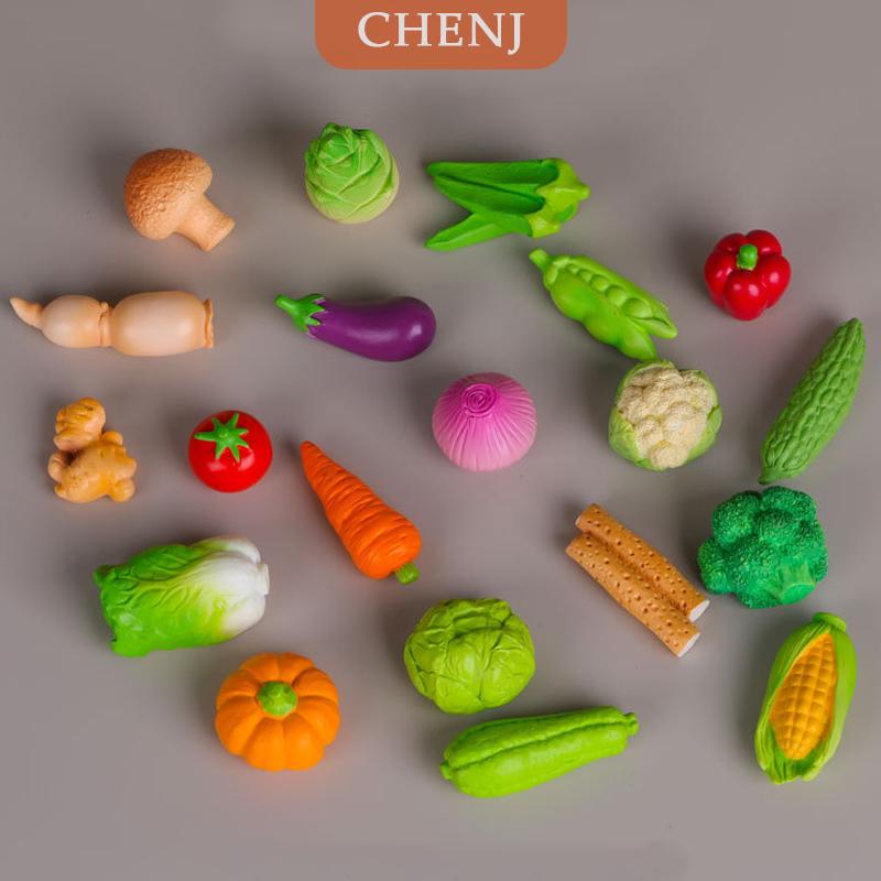 [COD] CHENJ อุปกรณ์ตกแต่งสวนแบบทำมืออุปกรณ์ตกแต่งขนาดเล็กจำลองผักอาหารที่สมจริงขนาดเล็กภูมิทัศน์ขนาดเล็ก ราคา 13 บาท*ส่งฟรี