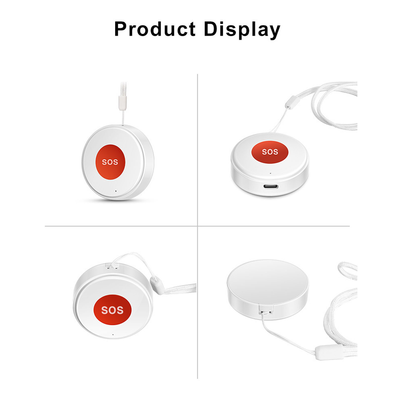 SMATE Hệ thống cảnh báo cuộc sống của người chăm sóc WiFi Pager Hỗ trợ cho Hệ thống cảnh báo y tá cuộc gọi SOS khẩn cấp Tuya cho phòng khám tại nhà