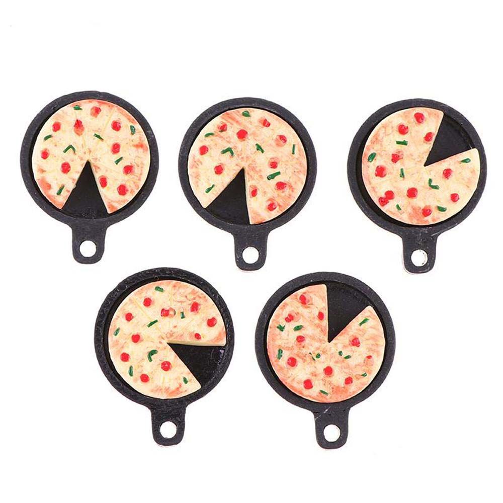 Letoy Tự Làm Mini trang trí nhà búp bê Bánh Pizza mô hình thu nhỏ Thủ Công