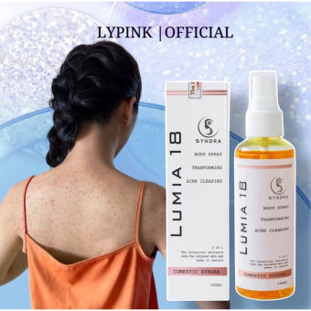 Xịt mụn lưng LUMIA 18 sạch mụn cơ thể nhanh chóng, an toàn