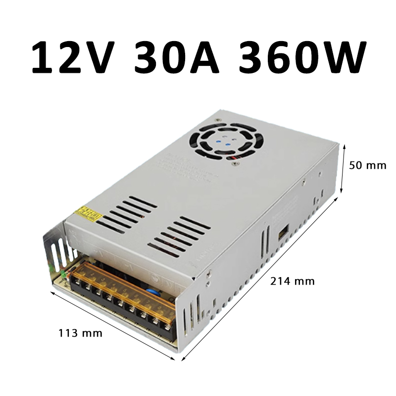 12V LED Power Supply Transformer AC 110V-220V LED Driver Adapter Lighting Transformers DC12V