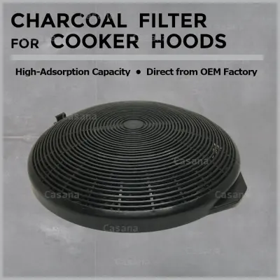 Carbon / Charcoal Filter for Cooker Kitchen Hood Compatible with Ariston, Brandt, Delizia, EF, Elba, HOBZ, Mayer, Rinnai, Tecno, Uno, Whirlpool
