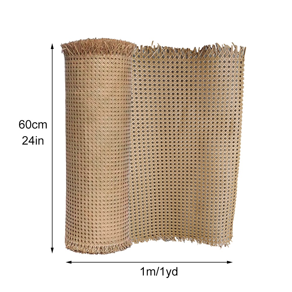 Rattan Mesh Roll Sheet Webbing Caning Material For Chairs-Kit Multi-size  Options