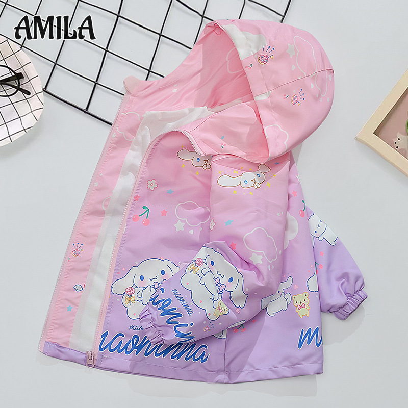 AMILA Girls jackets, jackets, children's mountaineering clothing, windproof soft shell clothing, girls' outdoor clothing