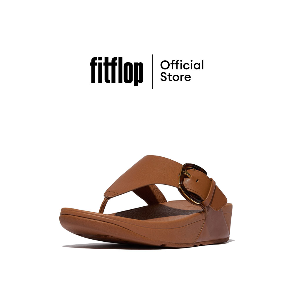 Fitflop Lulu Resin-Buckle Toe-Post Women's Flip-Flop Sandals, Model Je9 ราคา 1,377 บาท*ส่งฟรี