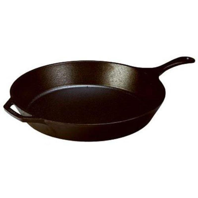 Lodge 13.25 Pre Seasoned Inch Cast Iron Skillet. Large Classic Cast Iron Skillet for Family Size Meals Singapore