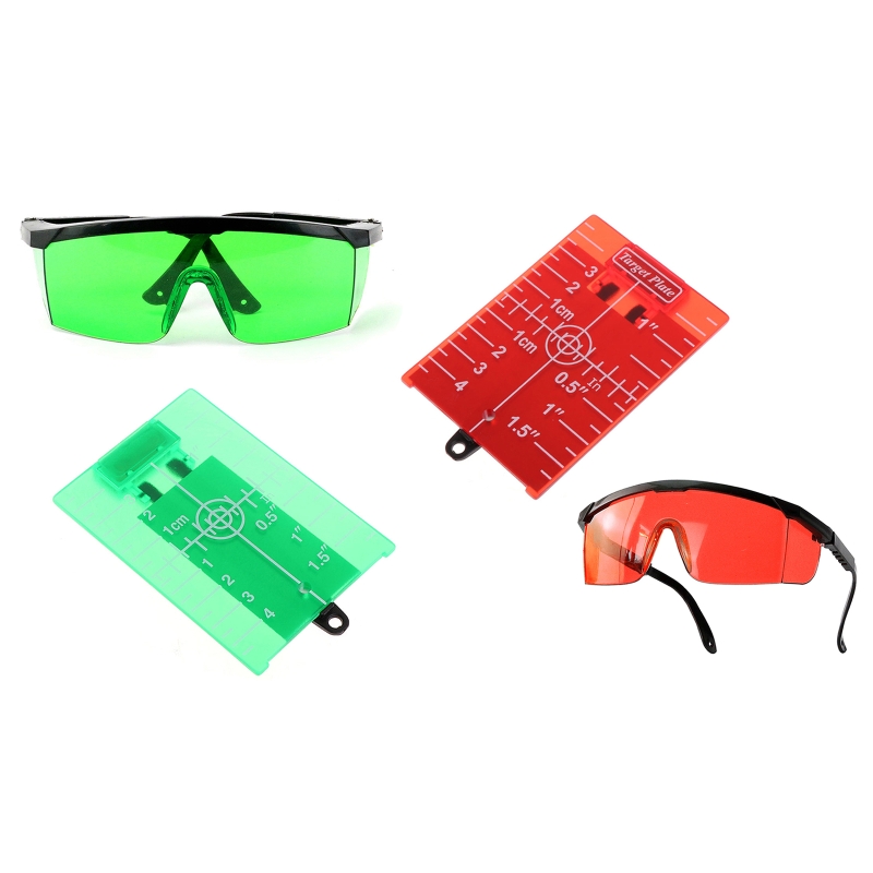 Target Plate Level Tool Rotary Line Horizontal Vertical with Protection Goggle Glasses Set wholesales