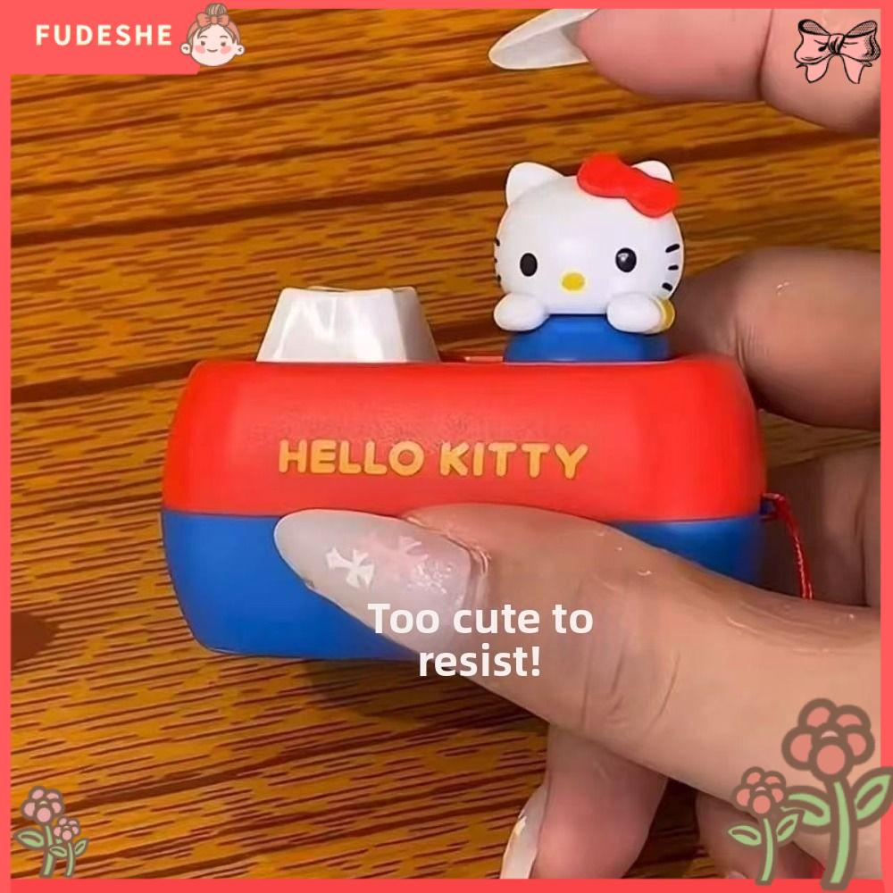 FUDESHE สวัสดีค่ะ คิตตี้ ฟิดเจ็ตคีย์เชน ปุ่มคีย์ ปุ่มกด ของเล่นคลิกเกอร์คีย์บอร์ด แบบพกพา บรรเทาความเครียด ของเล่นบีบ ของเล่นเด็กผู้ใหญ่ ราคา 74 บาท*ส่งฟรี