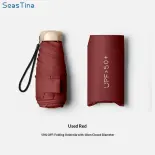 SeasTina Ô che nắng nhỏ gọn với UPF50 + chống UV, xách tay 5 lần Thiết kế cho phụ nữ, lý tưởng cho sử dụng thường nhật và quà tặng