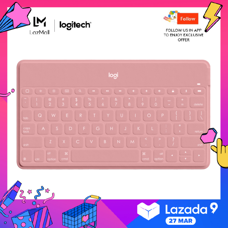 Logitech Keys to Go Portable Wireless Keyboard for iOS Devices (iPhone, iPad, and Apple TV) Singapore