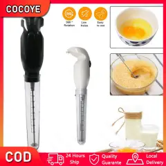 Electric Hand Blender Tangan Pengaduk Kopi Milk Frother Electric Milk Frother Mixer Pengaduk Susu Electric Mixer 15W Susu Kopi Foamer Elektrik