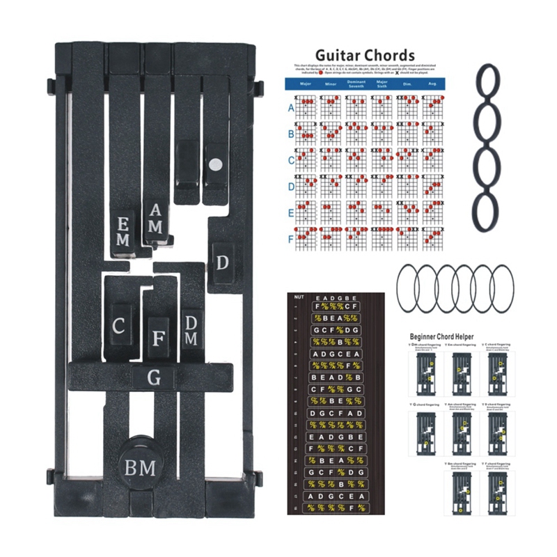 Guitar Chord Trainer Chord Learning System for Beginners Guitar Playing Singing Aid Chord Tool Scale Assistant