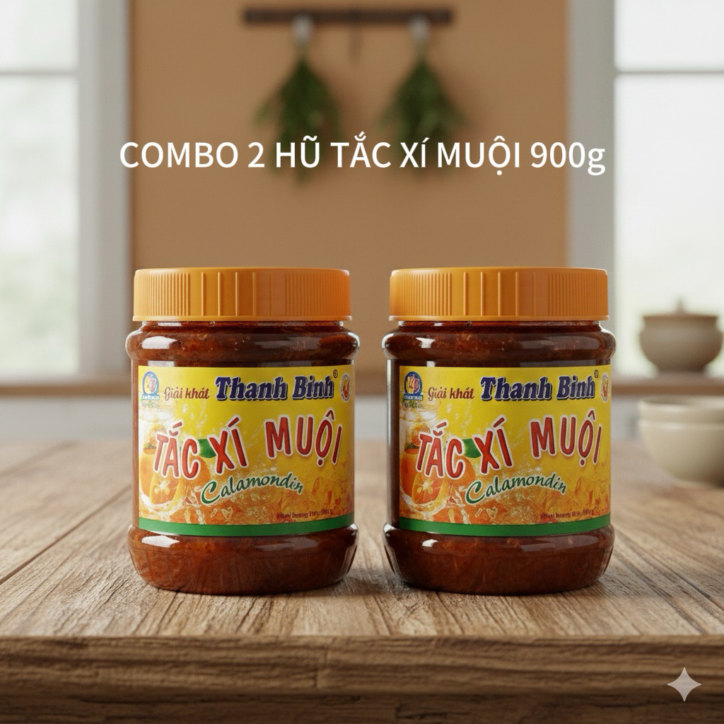 COMBO 2 HŨ Tắc xí muội Thanh Bình 900g giải khát mùa hè / HÀ ANH 2K