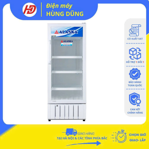 [ SHIP HOẢ TỐC 2H TẠI HÀ NỘI ] Tủ mát Alaska 230 lít LC-333H - Bảo hành chính hãng 24 tháng