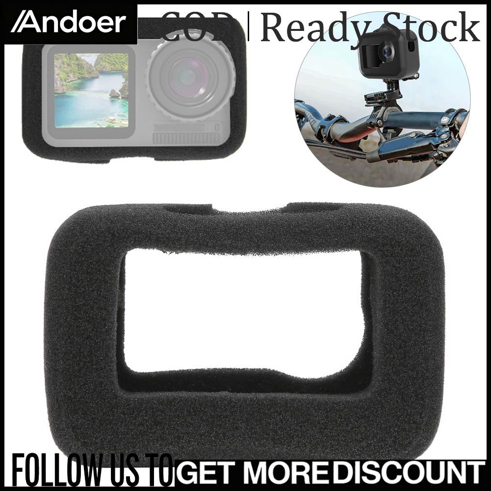 Andoer กล้องแอคชั่นแคมเมรากระจกหน้ารถสีดำสำหรับกล้องกีฬาแอคชั่น DJI Osmo ราคา 62 บาท*ส่งฟรี