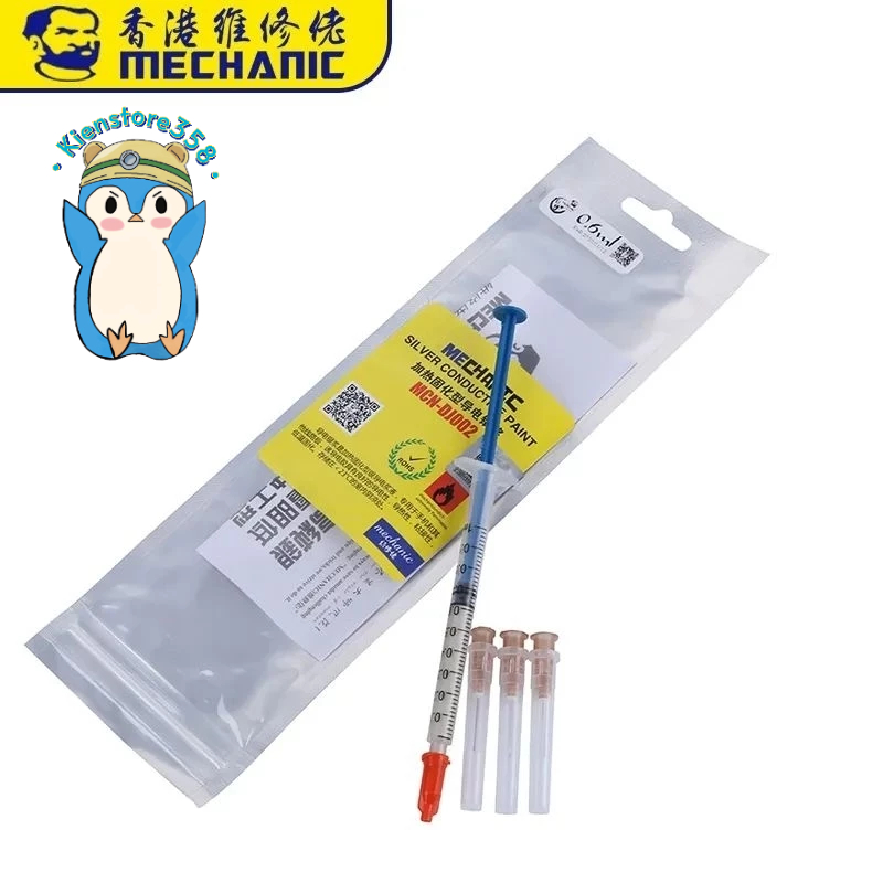 Keo dẫn điện keo vẽ mạch Mechanic chính hãng 0.5ml .kienstore358