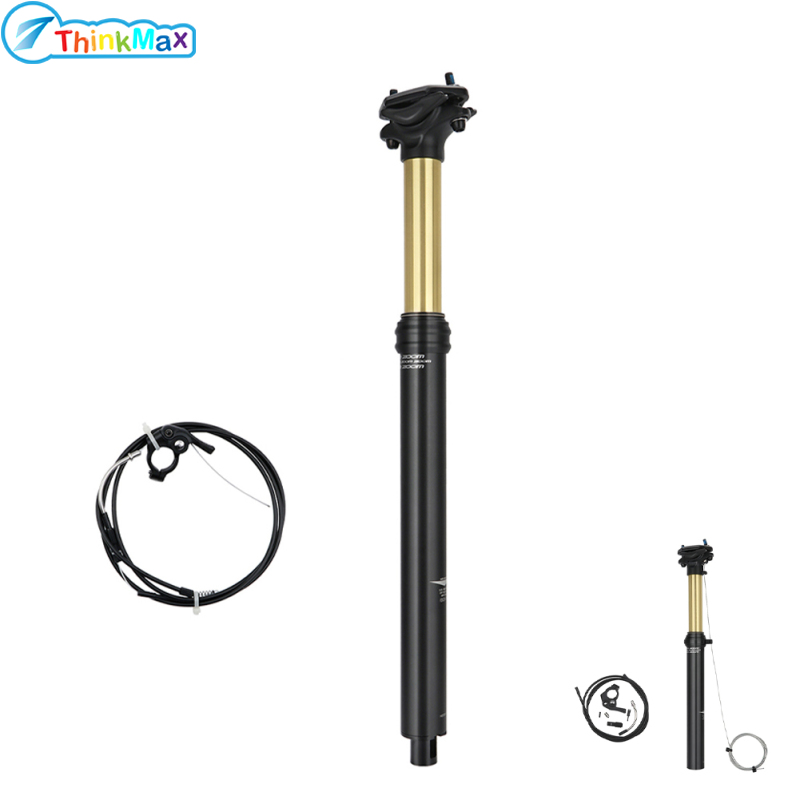 Bike Suspension Seatpost Shock Absorber Wire Control Dropper Seatpost Bicycle MTB Mountain Bike Lifting Seat Post ราคา 6,000 บาท*ส่งฟรี