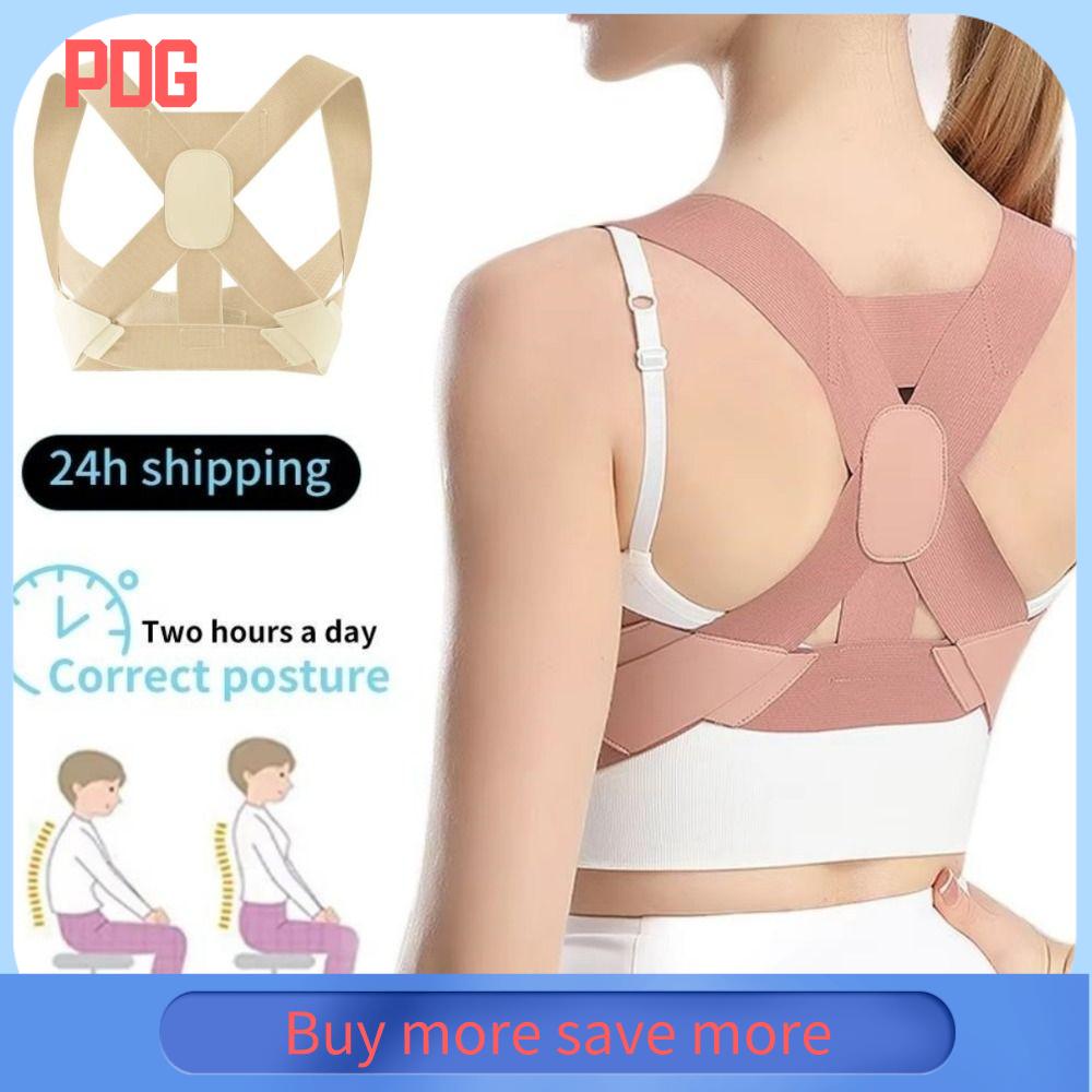 PDG Có thể điều chỉnh Đai chỉnh sửa cho người lớn Vô hình Đai vai Máy chỉnh tư thế Di động Ngăn ngừa lưng gù Hỗ trợ cột sống xương đòn dành cho phụ nữ và nam giới