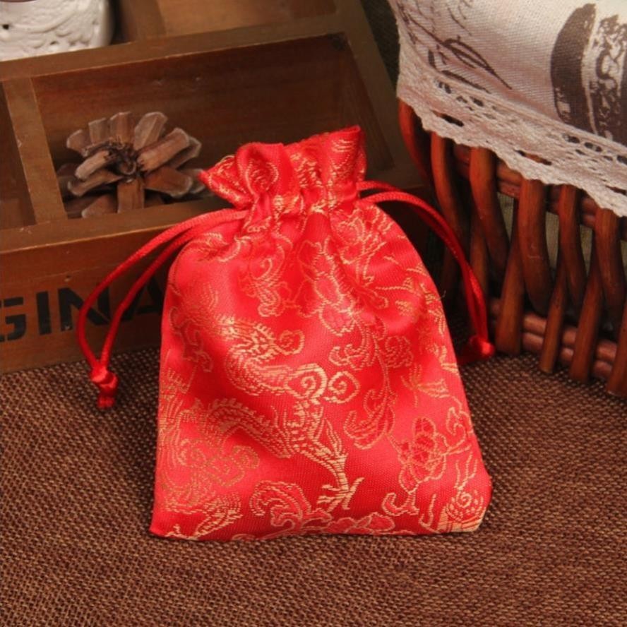 *ĐỒ CHUẨN* Bao Lì Xì Vải Gấm Cao Cấp - Bao Dọc - Bao Ngang có nơ kết đồng tâm