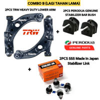 TRW Myvi 1st Gen D73A / 2nd Gen D54T Lagi Best Heavy Duty Lower Arm With Stabilizer Link & Bar Bush