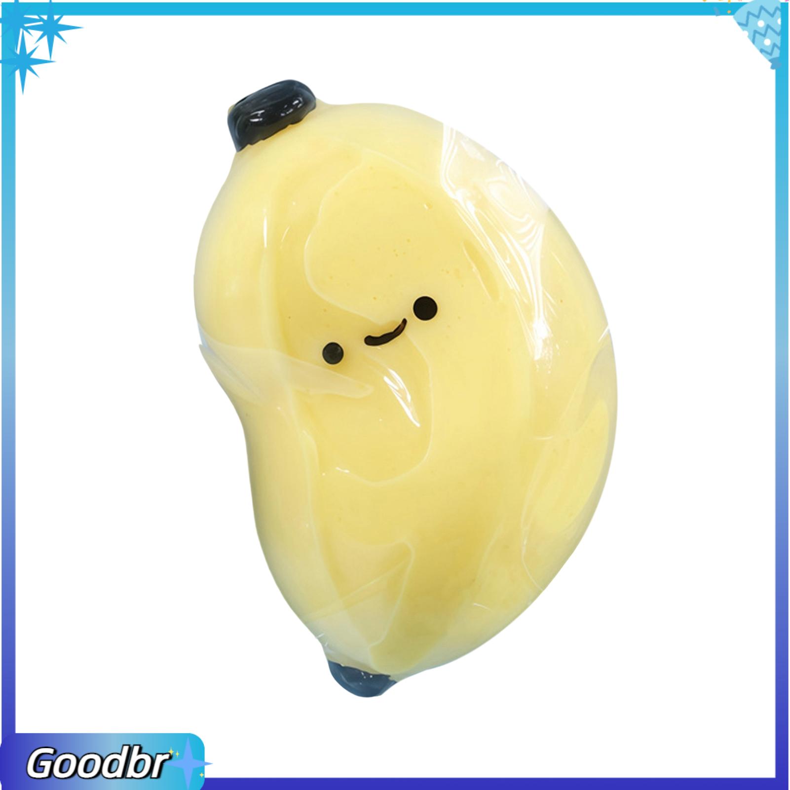 Goodbro đồ chơi động đậy chuối mềm Bóng bóp TPR đồ chơi giảm căng thẳng chuối mềm cho thanh thiếu niên và người lớn đồ chơi động đậy bình tĩnh cho lo lắng và nhu cầu giác quan thương mại điện tử xuyên biên giới