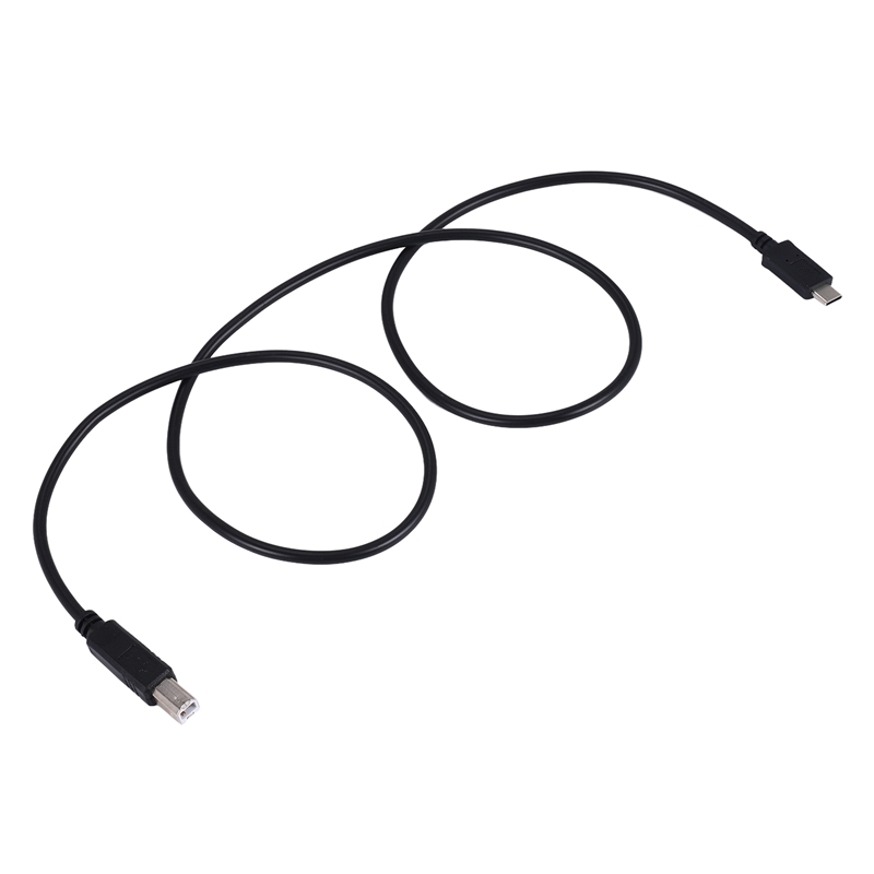 E0USB-C USB 3.1 Type C Male to USB2.0 USB B Male Data Cable for Laptop Printer Hard Disk