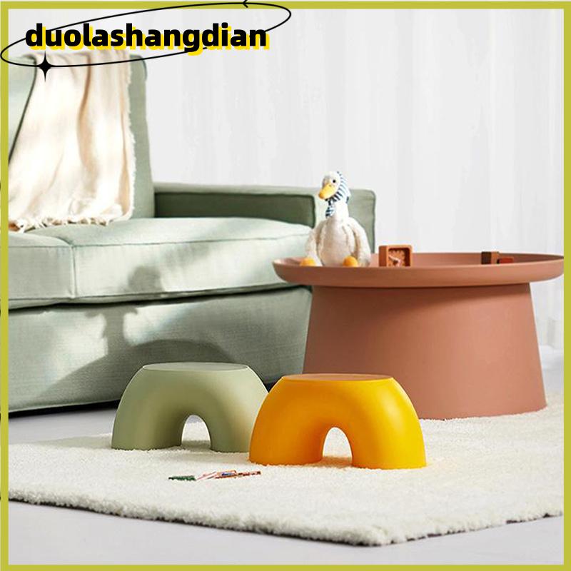 [Duola] Phân Nhựa Cầu Vồng Hình Dạng Ghế Chân An Toàn Trẻ Em Bước Ghế Phân Cho Phòng Khách Đồ Nội Thất Trong Nhà Trẻ Em Phân Đồ Chơi
