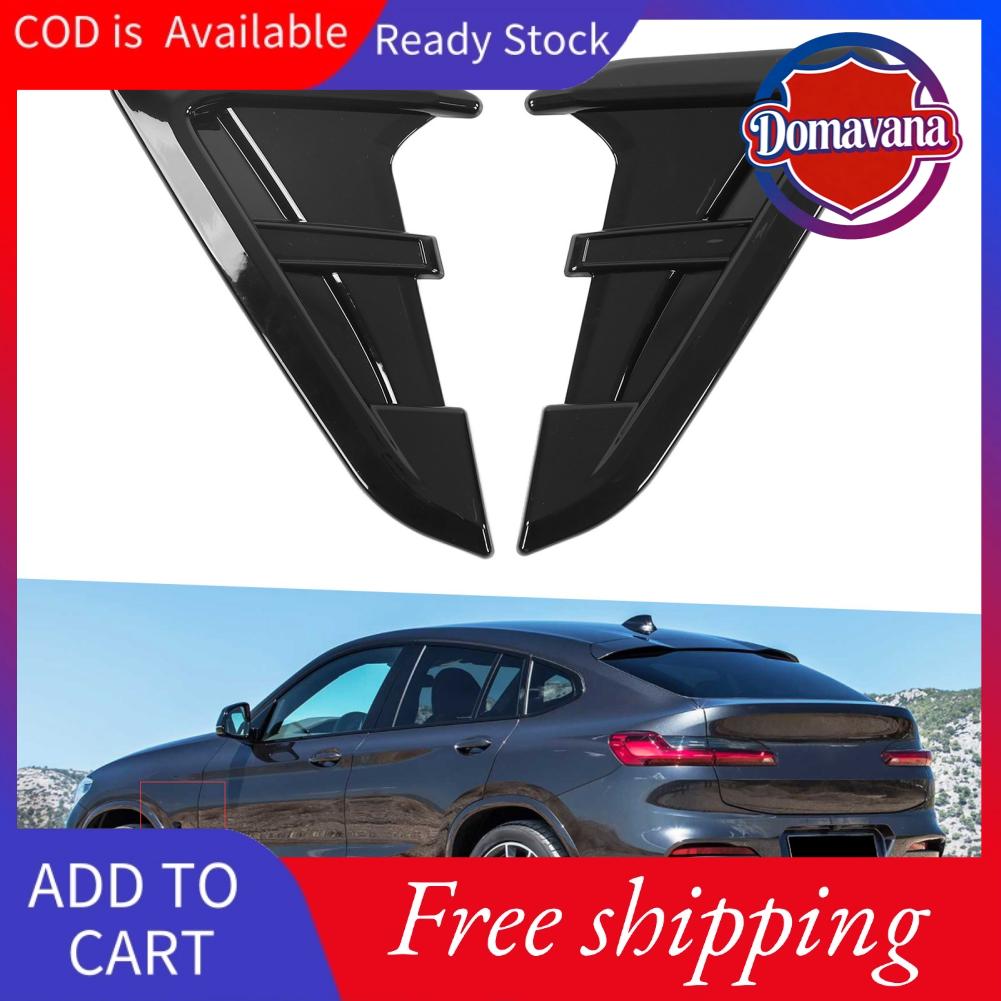 Domavana Side Shark Grille Side Vent Trim ABS Waterproof Aerodynamic for Car Giá 626,000 Đồng*Miễn phí vận chuyển