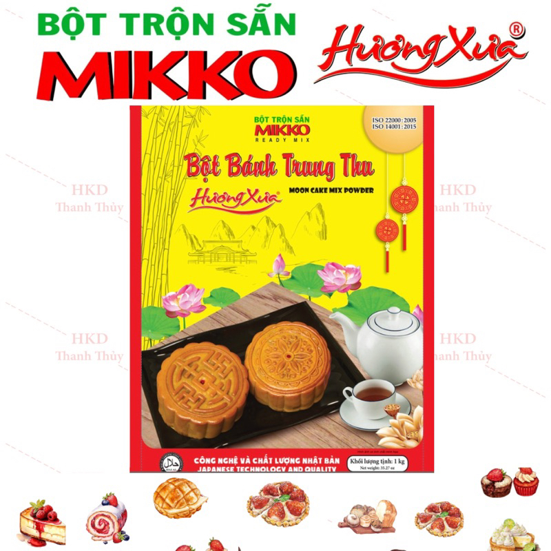 Bột vỏ bánh trυng thu 1kg- MIKKO HƯƠNG XƯA