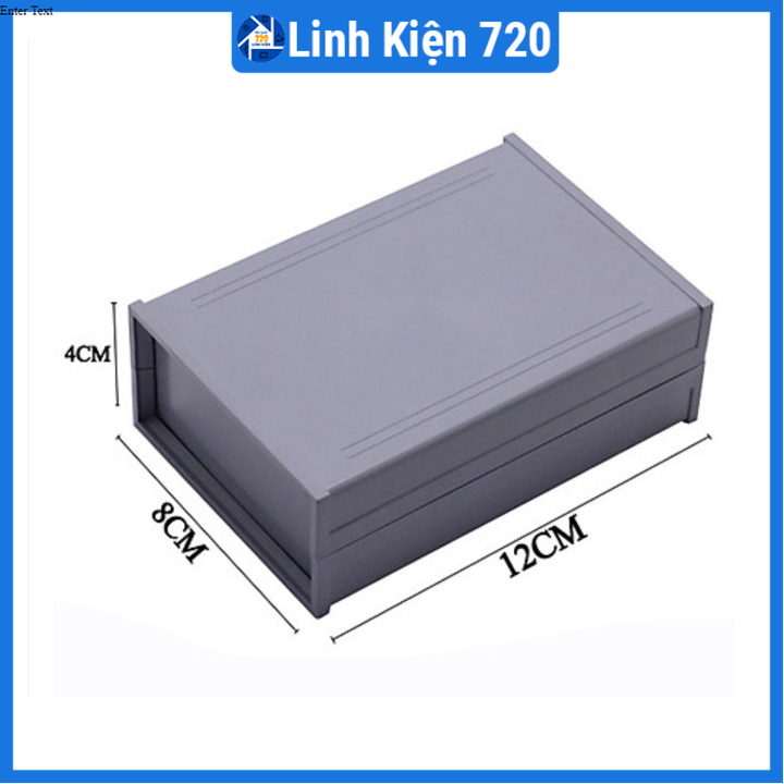Hộp nhựa điện tử H4 120x80x40mm nhựa ABS cao cấp chịu va đập tốt giúp bảo vệ mạch điện kỹ thuật